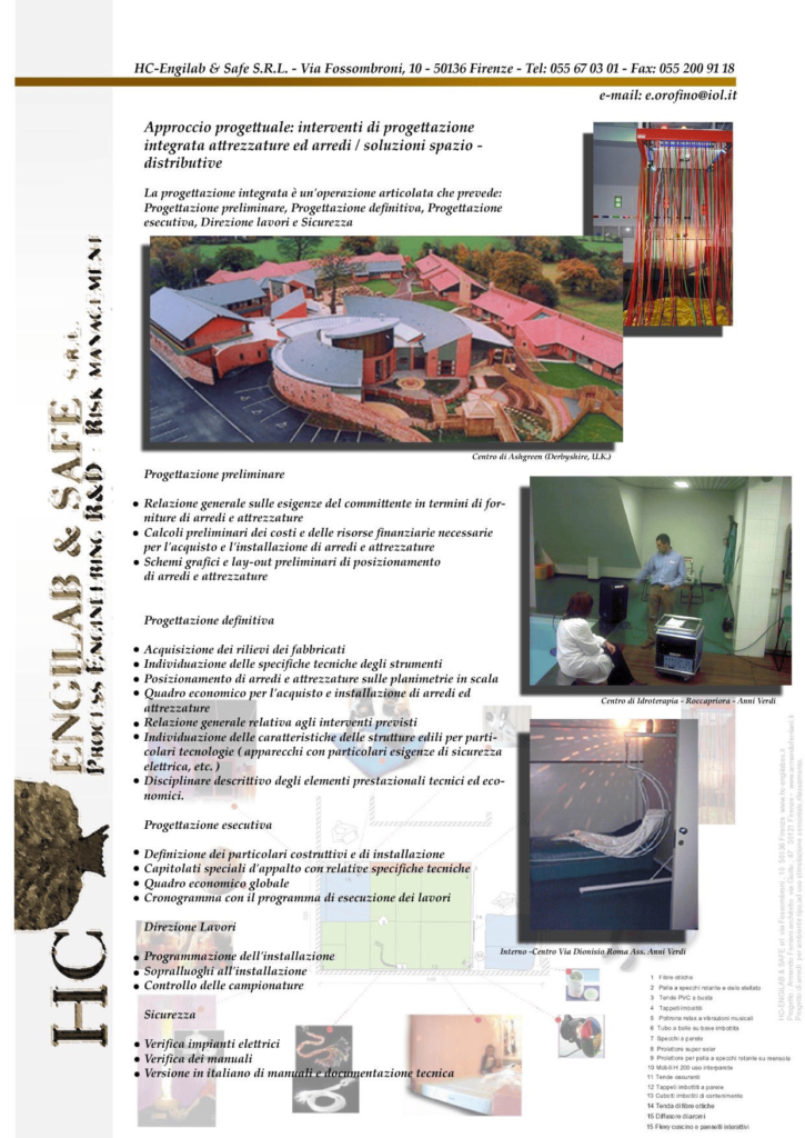 Fasi della progettazione delle snoezelen room